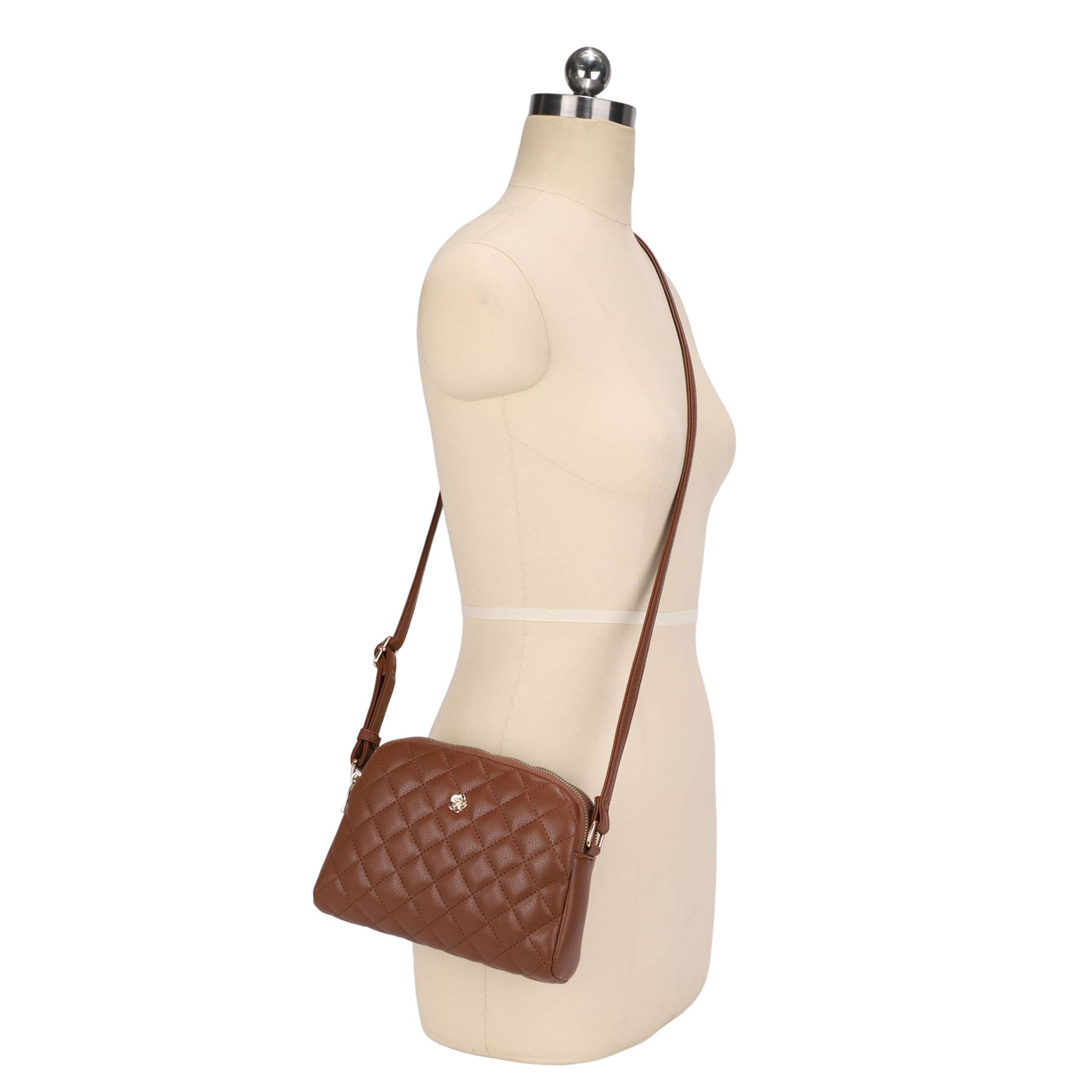 Bolso Crossbody Negro Acolchado con Moño - Material  Premium exelente calidad super recistente