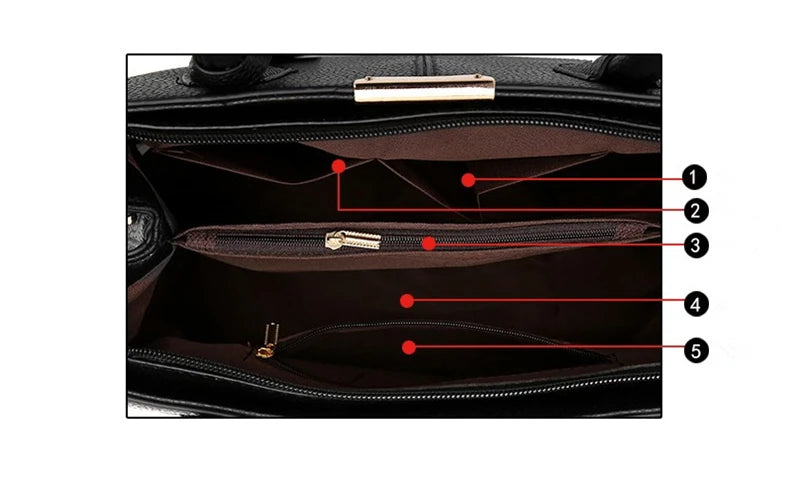 Bolso de Diseñador de Cuero - Cartera de Lujo para Mujer