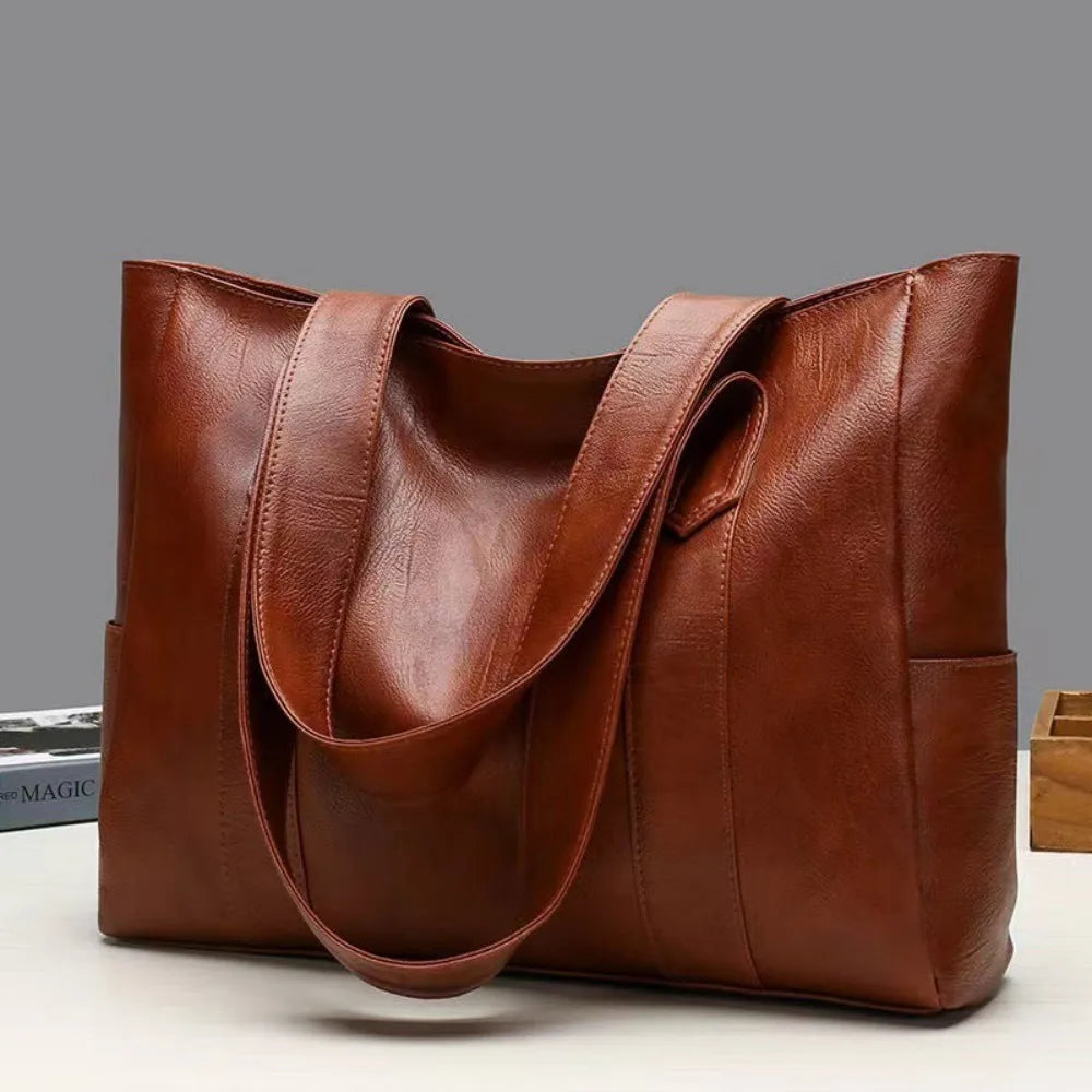 Bolso Tote Elegante de Diseñador - PU Casual para Mujer