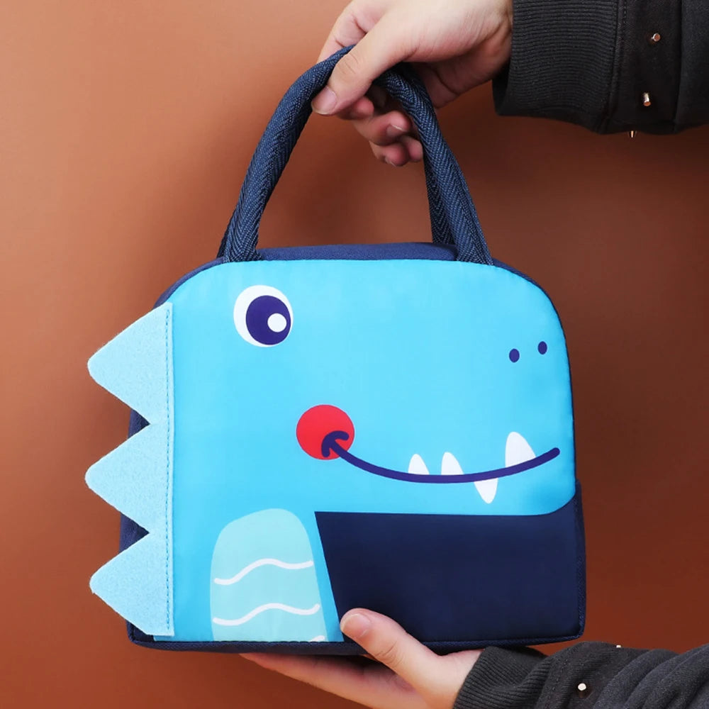 Bolso Bento 3D Pingüino - Bolsa Térmica Aislante para Almuerzo con Diseño de Dibujos Animados