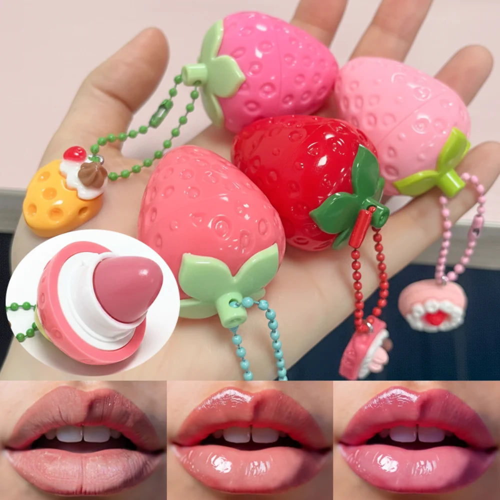 Lip Gloss Hidratante con Aroma a Fresa - Brillo Labial Duradero