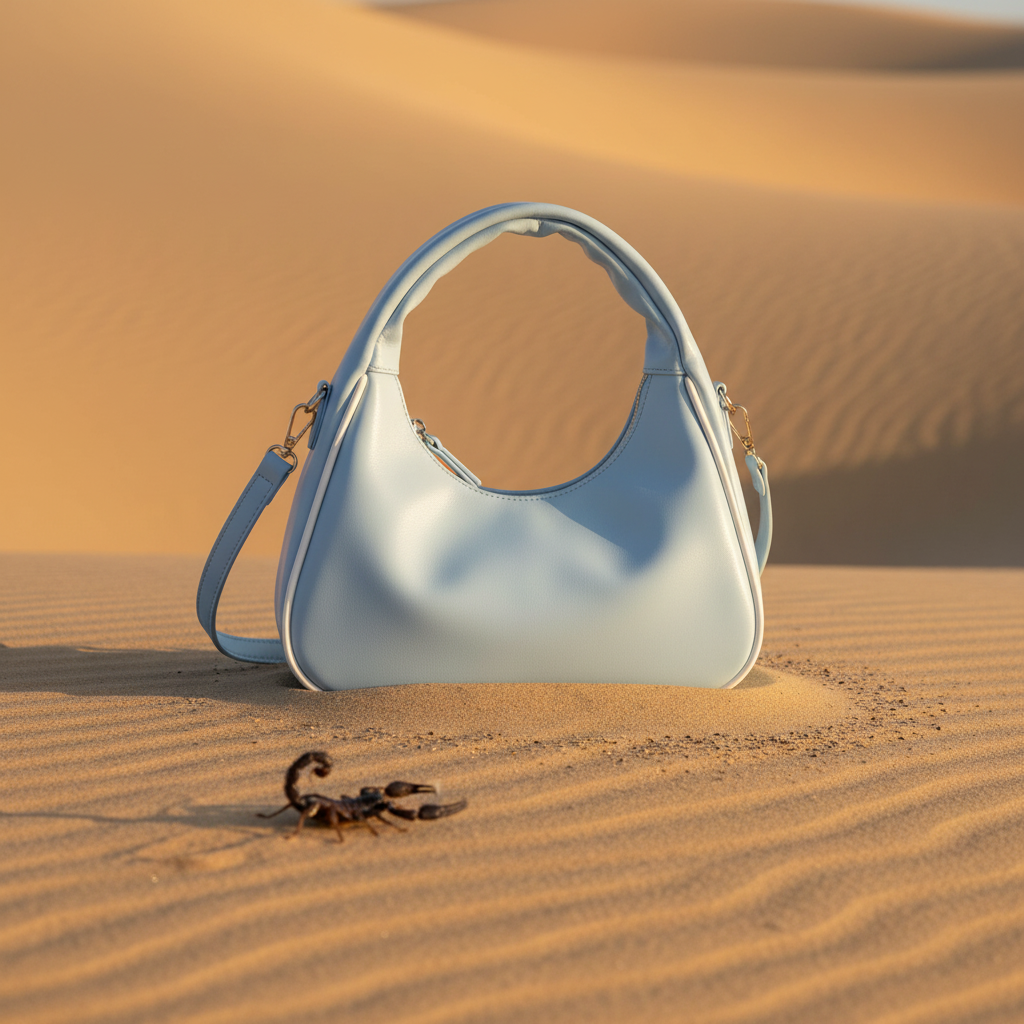 Bolso Azul Premium en el Desierto