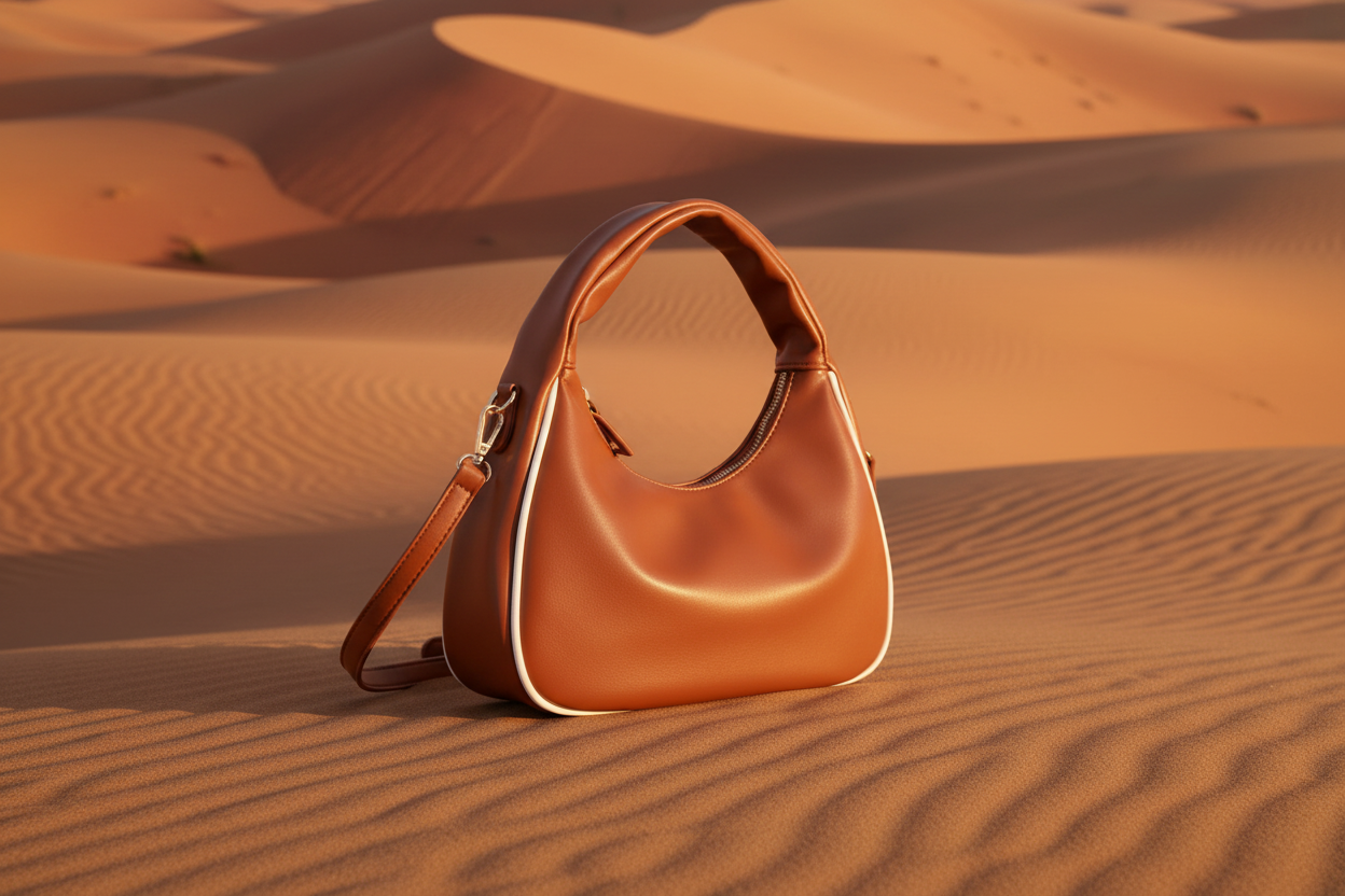 Bolso Hobo Cognac en el Desierto
