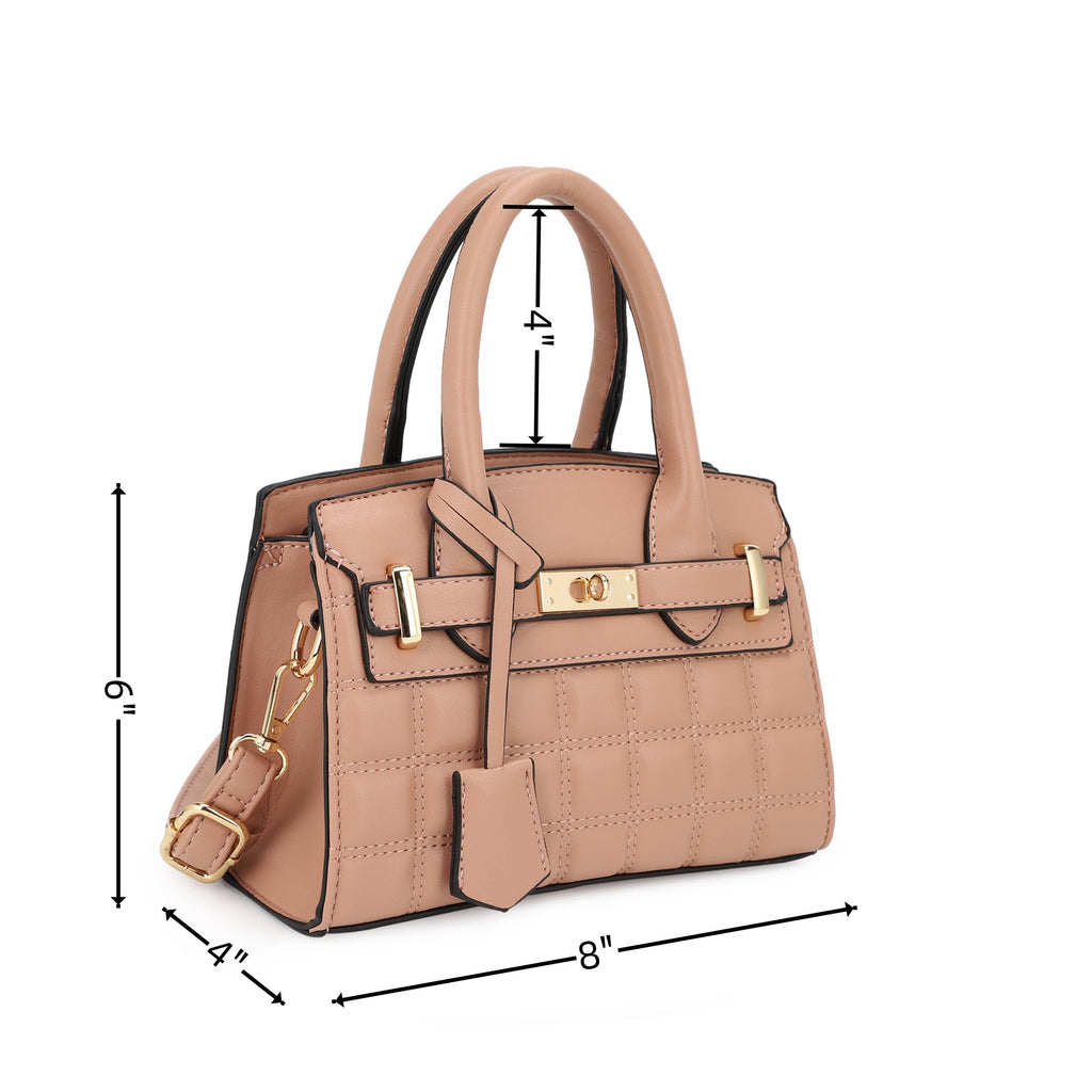 Bolso Negro Acolchado Premium con Detalles Dorados - Material exelente calidad premium